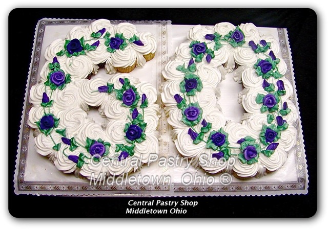 Number birthday cake