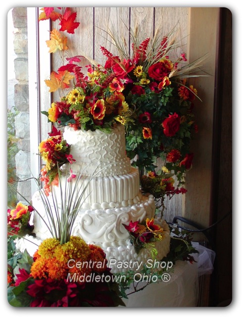 Display wedding cake