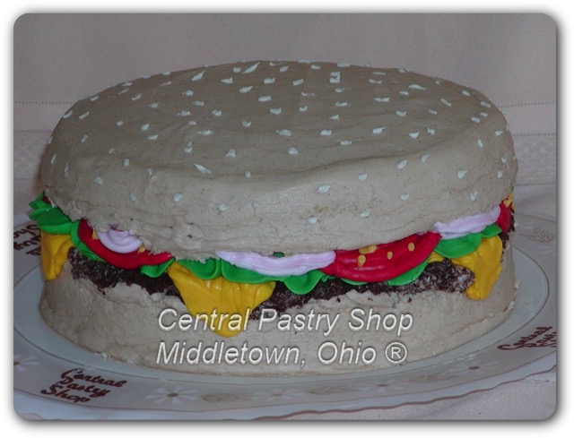 Hamburger cake