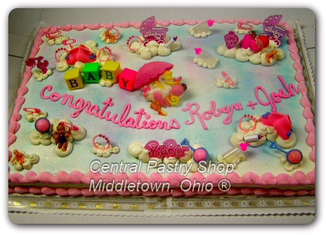 Baby shower cake